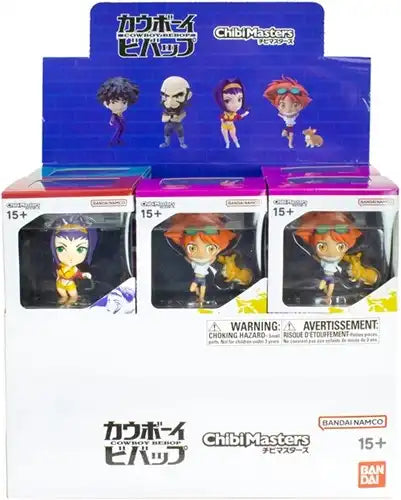 4549660799290 – Chibi-Masters Cowboy Bebop 9x11 cm – Colis de 12 figurines assorties en display