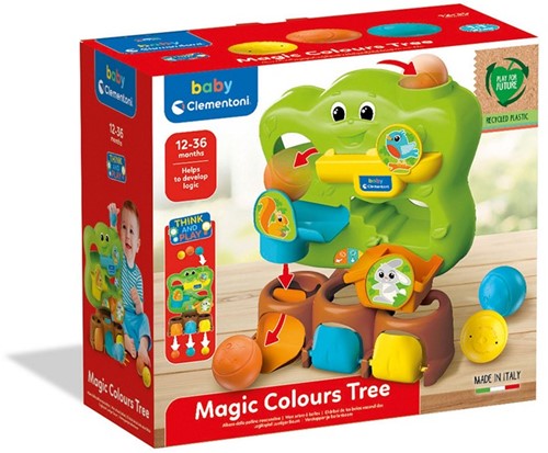 8005125176878 - Clementoni Baby Magic Colours Tree 24x27cm - Jouet Éducatif et Créatif