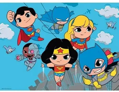 8005125222438 – Clementoni DC Super Friends Water Magic Puzzle 15 pièces (colis 12)