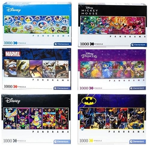 8005125395743 Lot 6x puzzles Disney 1000 pcs HQC 25,5x34,5cm Clementoni