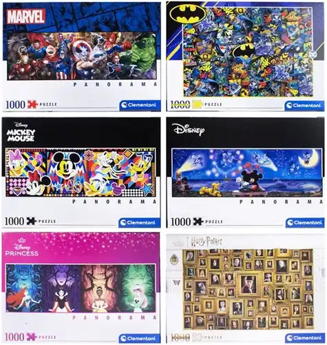 8005125816859 – Clementoni High Quality Collection Puzzle 1000 pièces 6 assortis 28x37cm dispo Simcha.fr