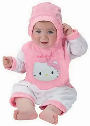 8412116088162 – Vente en gros Costume bébé en peluche Hello Kitty 0-6 mois sur cintre – Grossiste Sanrio