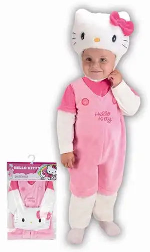 8412116083358 – Lot revendeur de 1 pc – Vente en gros Costume en peluche Hello Kitty 3-5 ans sur cintre