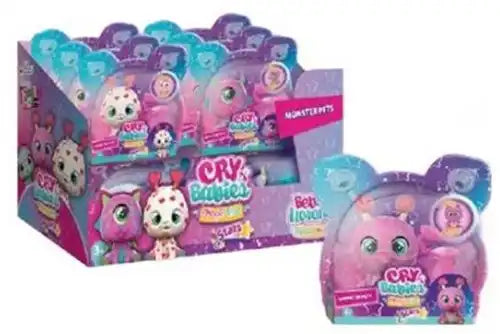 Cry Babies Magic Tears Monster Pets assortis 11x11,5cm in display