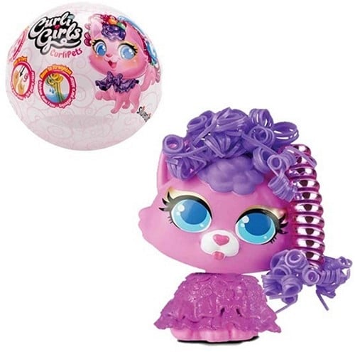 4891813542827 Curli Girls Capsule – Poupée surprise à coiffer avec cheveux magiques – Silverlit