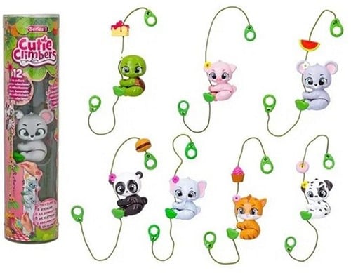 8421134908918	lot de 12 pcs : Cutie Climbers Tree 5x20cm assortis
