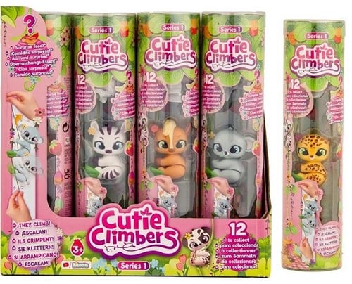8421134908918	lot de 12 pcs : Cutie Climbers Tree 5x20cm assortis