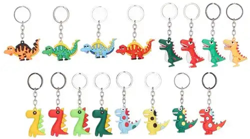 5038104657726 – Dino Assorted 3D Keychains 5 cm (16 models, pack of 48 pcs) available Simcha.fr 