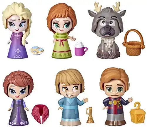5010993875887 – Lot revendeur de 24 pcs Disney Frozen II Twirl Abouts in blindbag 6x7,5cm – Vente en gros figurines assorties