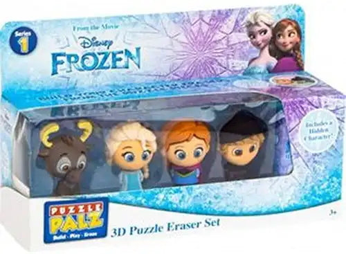5056219097633 – Disney Frozen Puzzle Palz 3D Gomme Casse-tête 5-Pack 14,5x23,5cm – Produit officiel Disney
