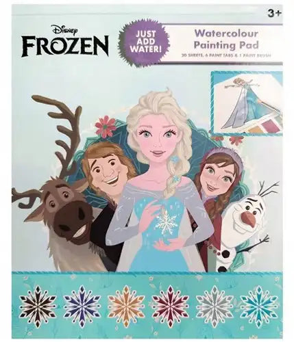 5056356785356 – Disney Frozen Watercolour Painting Pad 16,5x20cm dispo Simcha.fr