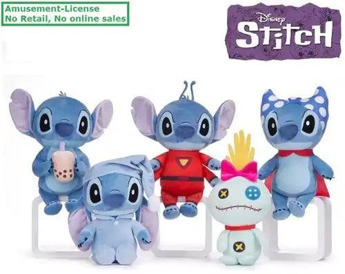 Disney Lilo & Stitch Iconic Peluche 5 assortis 30cm