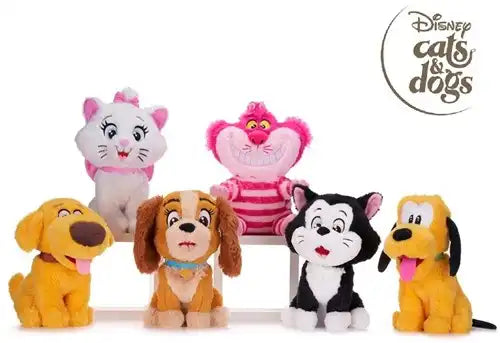 5038104714252 – Colis de 6 pcs : Disney Peluche Cats N’ Dogs 6 assortis 30 cm – Grossiste Disney