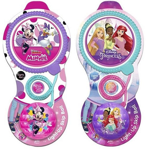 4006149405825 | Lot 2 Corde à Sauter Disney Princess/Minnie | Balle Lumineuse