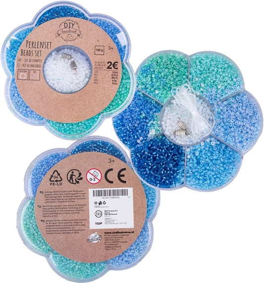 DIY handmade Ensemble de perles Fleur 10,5 cm (Prix pré-compté 2,- ??Euro)