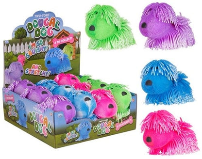 5038104658440 Lot 12 Pufferballs Chien Dougal 17 cm – 4 Modèles Fun