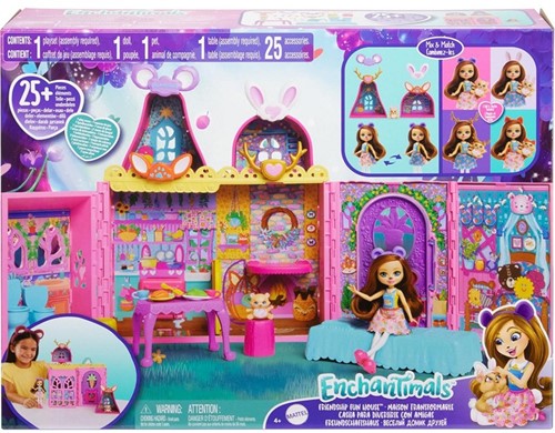 194735233175 | Enchantimals Maison de Jeu avec Accessoires | 33x43 cm | Mattel