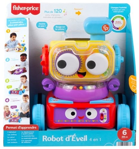 Fisher-Price 4in1 Robot Jo (Langue : Français)