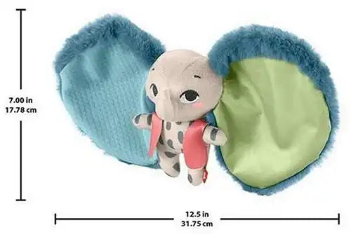 194735101597 – Fisher-Price Planet Friends peluche éléphant avec oreilles câlines 23×30 cm (colis de 2)