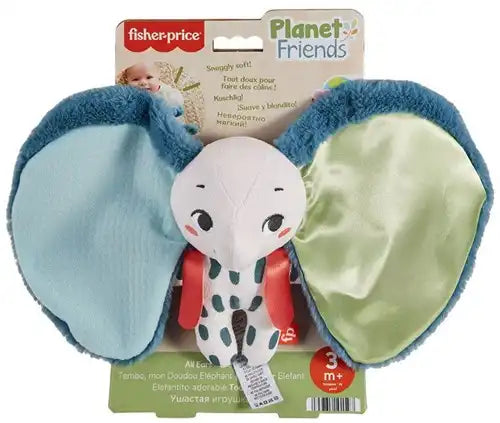 194735101597 – Fisher-Price Planet Friends peluche éléphant avec oreilles câlines 23×30 cm (colis de 2)