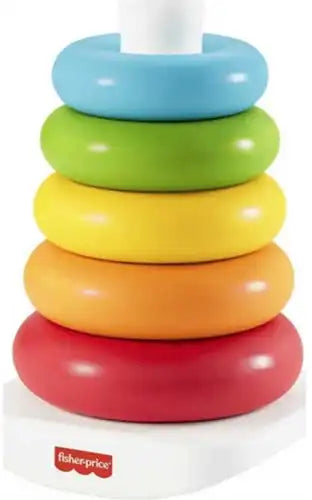 887961902242 – Colis de 1 pc : Fisher-Price Rock-a-Stack Pyramide d’anneaux colorés 12x20 cm – Grossiste Fisher-Price
