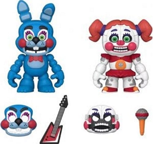 889698649254 | Five Nights at Freddy's Snaps! Toy Bonnie & Baby 2-Pack 15,5x27,5cm – Funko – Figurines Officielles FNaF