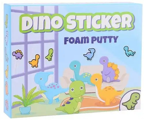 8711866281800 – Colis de 6 pcs : Foam Sticker Crée ton propre dinosaure 22,5x18,5 cm – Grossiste Foam Sticker