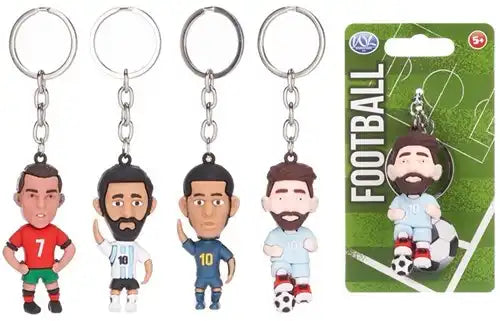 5038104657702 – Footballer Porte-clés 3D 4 assortis 6 cm – Colis de 48 pièces