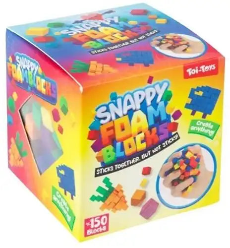 8714627027723 – Mini Blocs en Mousse Autocollants 1 cm – Cube créatif 8×8×8 cm