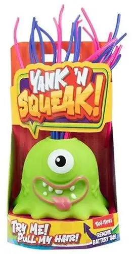 8714627018424 – FUN Monstre à cheveux tirés avec son 6 assortis 20x12x8cm (colis de 12 pièces)