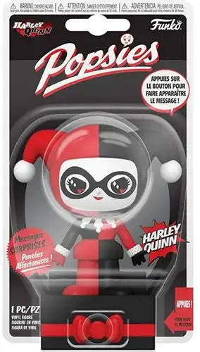 889698693240 – Colis de 6 Funko Popsies DC Harley Quinn (FR) 10 x 18 cm : figurine message surprise officielle pas chère