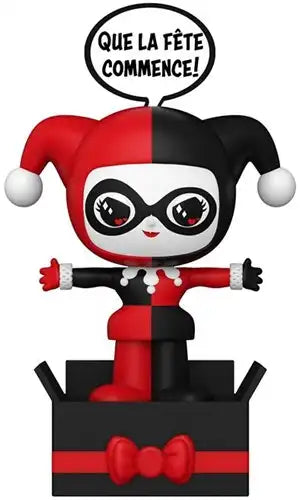 889698693240 – Colis de 6 Funko Popsies DC Harley Quinn (FR) 10 x 18 cm : figurine message surprise officielle pas chère