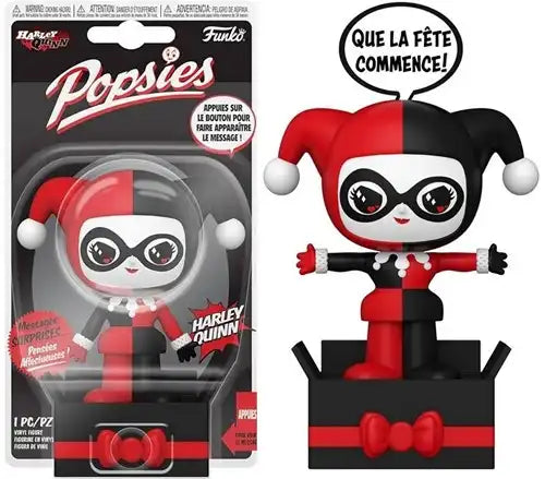 889698693240 – Colis de 6 Funko Popsies DC Harley Quinn (FR) 10 x 18 cm : figurine message surprise officielle pas chère
