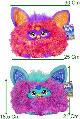 lot de 2 pcs : Furby Peluche  18,5cm