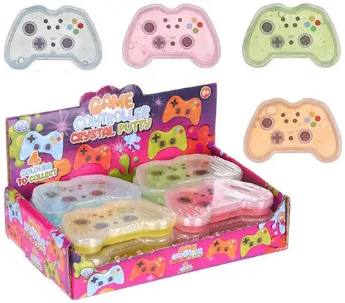 Game Controller Crystal Putty 5,5x8,5cm 4 assortis in display (12)