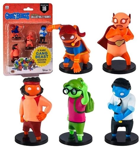 Gang Beasts Figures 5-Pack Blisterpack Solid C 18,5x26cm