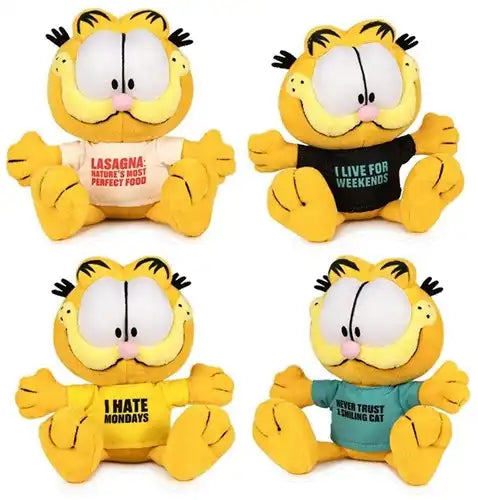 8425611343360 – Garfield Peluche 30 cm – 4 modèles assortis – Lot de 4 pièces