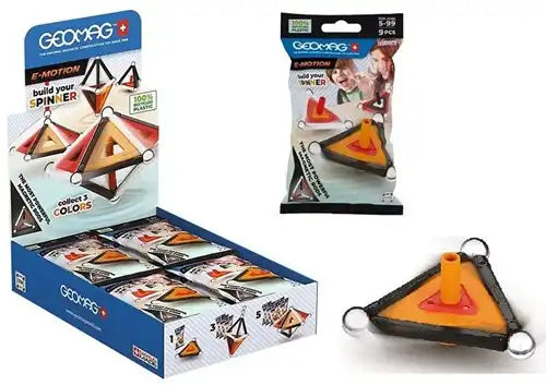 871772000280 – Colis 20 GEOMAG E-Motion Build Your Spinner 9 pièces 10x17 cm