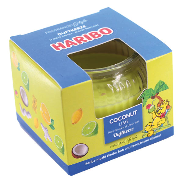 Bougie parfumée Haribo 85g Coco Citron Vert