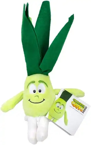 5054903717522 – Colis de 4 Peluches Goodness Gang Poireau 27 cm (Légume rigolo à collectionner)