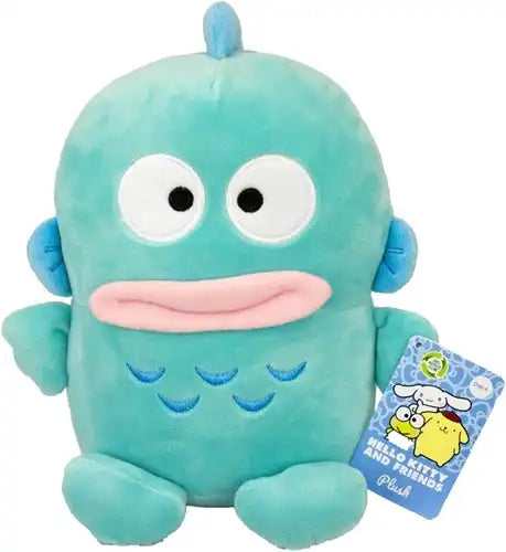 8721246996910 – Colis 4 peluches Hangyodon 23 cm Sanrio officielles pas chères – Lot idéal cadeau kawaii et revente