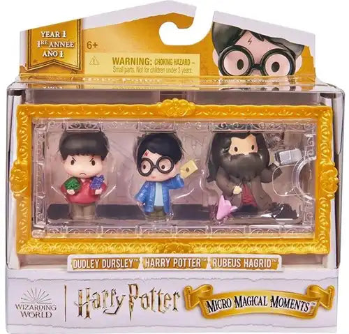 778988403532 – Harry Potter Micro Magical Moments 3-Pack 12 x 13 cm (colis de 4 pcs) dispo Simcha.fr
