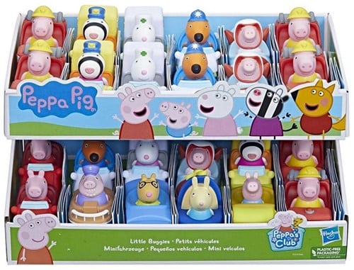 5010996155108 - Lot 24 Peppa Pig Little Buggy 8x6 cm - modèles assortis
