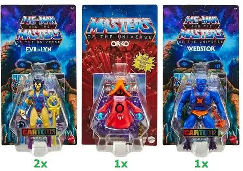 194735244157 – Lot de 4 pcs He-Man and the Masters of the Universe figurines d’action 2 assortis 15x29 cm – Grossiste Mattel