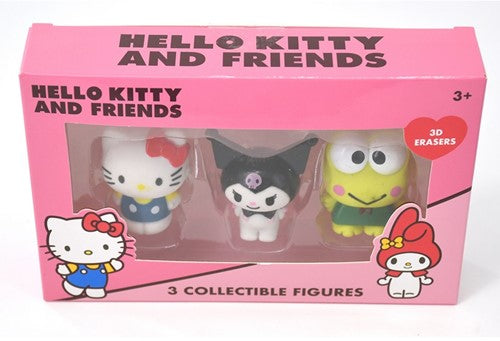 8721077565682	Hello Kitty 3D Erasers 3-Pack 11x17cm