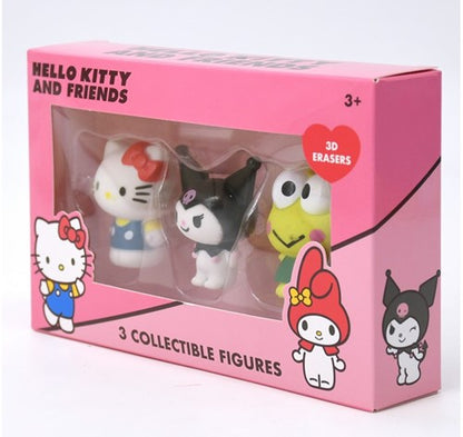 8721077565682	Hello Kitty 3D Erasers 3-Pack 11x17cm