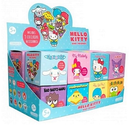 8412906904306 Lot 16 Hello Kitty Friendship Box 8,5cm – 10 Modèles