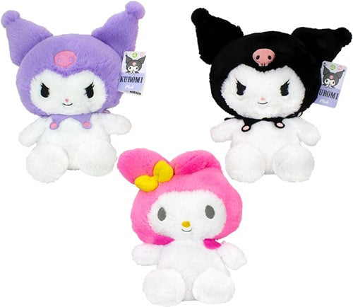 8721246991090 | Lot 3 Peluches Hello Kitty Kuromi Melody 28cm Assortis