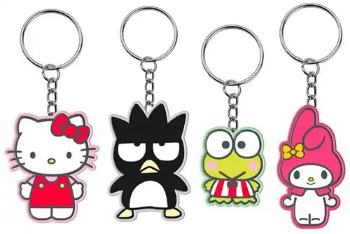 5038104135184 lot de 72 Hello Kitty Porte-clés 2D PVC 4 assortis 8x15 cm – Grossiste produits Sanrio officiels