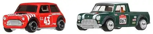1 pièce – 194735262540 – Vente en gros Hot Wheels Premium Car Culture 2-Pack Mini Cooper 1:64 Die-Cast